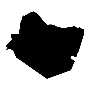 Taita Taveta İlçe haritası, Kenya idari bölümü. Vektör illüstrasyonu.