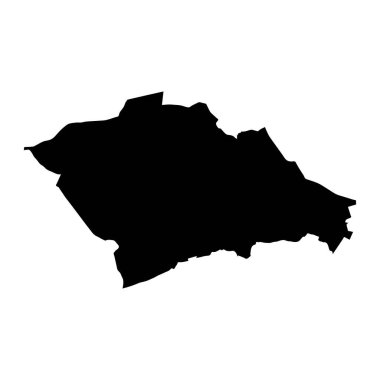 Trans Nzoia İlçe haritası, Kenya idari bölümü. Vektör illüstrasyonu.