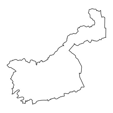 Kakamega County map, administrative division of Kenya. Vector illustration. clipart
