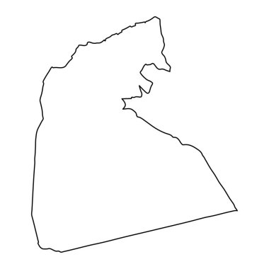 Kisii County map, administrative division of Kenya. Vector illustration. clipart
