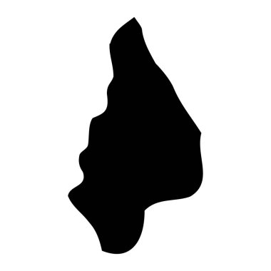 Ghaxaq Bölgesi haritası, Malta idari bölümü. Vektör illüstrasyonu.