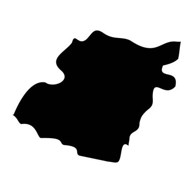 Il Qrendi Bölgesi haritası, Malta idari bölümü. Vektör illüstrasyonu.