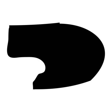 Ta Xbiex Bölgesi haritası, Malta idari bölümü. Vektör illüstrasyonu.