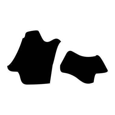 Gzira Bölgesi haritası, Malta idari bölümü. Vektör illüstrasyonu.