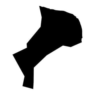 Mutalau köyü haritası, Niue idari bölümü. Vektör illüstrasyonu.