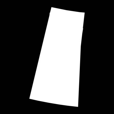 Saskatchewan haritası, Kanada eyaleti. Vektör illüstrasyonu.