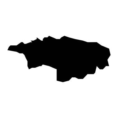 Anasco haritası, Porto Riko 'nun idari bölümü. Vektör illüstrasyonu.