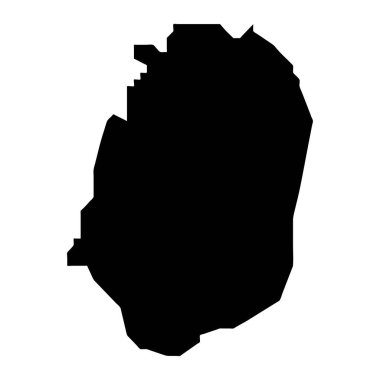 Corozal harita, Porto Riko 'nun idari bölümü. Vektör illüstrasyonu.