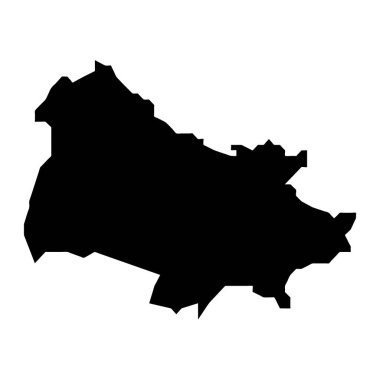 Naguabo haritası, Porto Riko 'nun idari bölümü. Vektör illüstrasyonu.