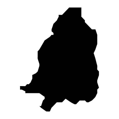 San Lorenzo haritası, Porto Riko 'nun idari bölümü. Vektör illüstrasyonu.