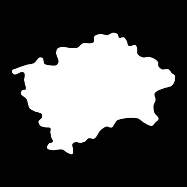 Çek Cumhuriyeti 'nin Prag bölgesi idari birimi. Vektör illüstrasyonu.