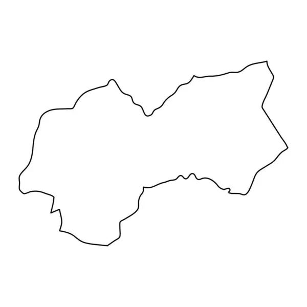 stock vector Domagnano castelli map, administrative division of San Marino. Vector illustration.