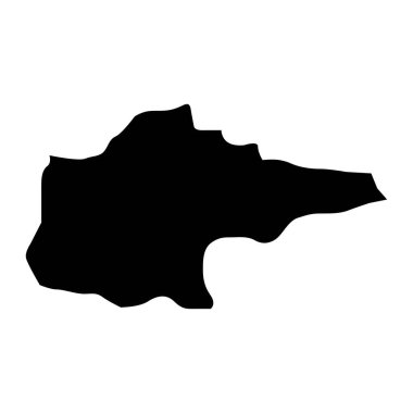 Ben Zochi Bölgesi haritası, Sao Tome ve Principe 'nin idari bölümü. Vektör illüstrasyonu.