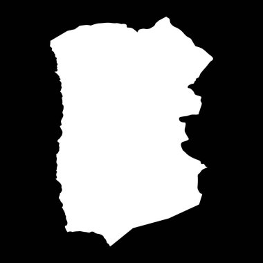 Tarapaca bölgesi haritası, Şili idari bölümü.