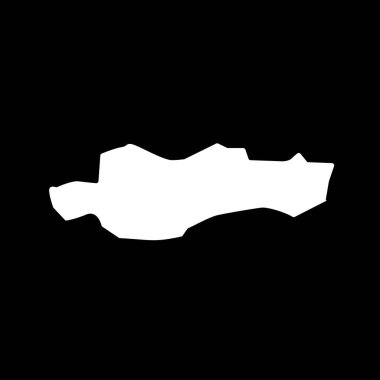 Dundee Şehri haritası, İskoçya konsey alanı. Vektör illüstrasyonu.