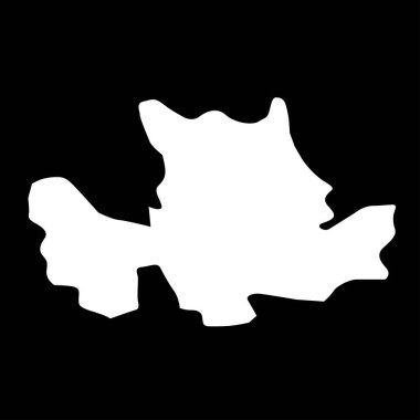 Doğu Dunbartonshire haritası, İskoçya konsey alanı. Vektör illüstrasyonu.