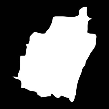 Manipur eyalet haritası, Hindistan 'ın idari bölümü. Vektör illüstrasyonu.