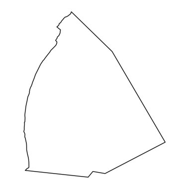 Saint Thomas Lowland Haritası, Saint Kitts ve Nevis.