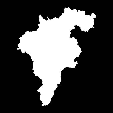 Carlow ilçesi haritası, İrlanda idari bölgeleri. Vektör illüstrasyonu.