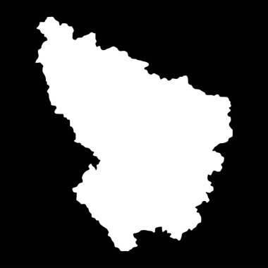 Sumadija bölge haritası, Sırbistan idari bölgesi. Vektör illüstrasyonu.