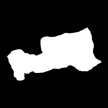 Pasco haritası, Peru bölgesi. Vektör İllüstrasyonu.