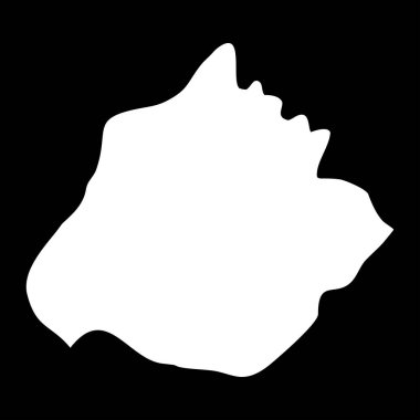 Aguascalientes eyalet haritası, Meksika 'nın idari bölümü. Vektör illüstrasyonu.