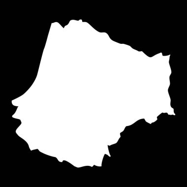 Rozaje Belediyesi haritası, Karadağ 'ın idari bölümü. Vektör illüstrasyonu.