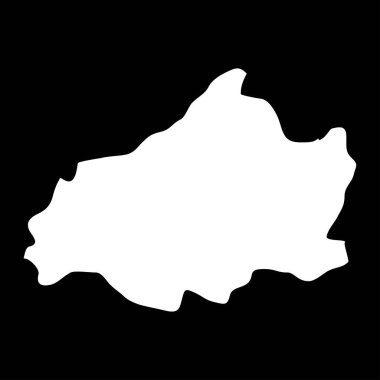 Jalapa departmanı haritası, Guatemala ülkesinin idari bölümü. Vektör illüstrasyonu.