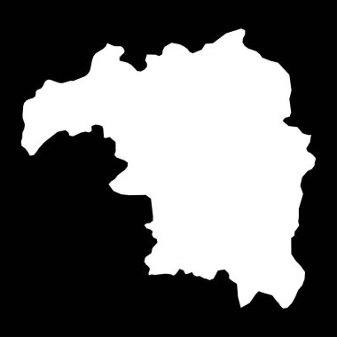 Kaduna devlet haritası, Nijerya 'nın idari bölümü. Vektör illüstrasyonu.