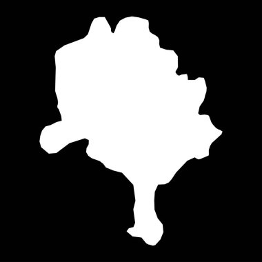 Kano devlet haritası, Nijerya 'nın idari bölümü. Vektör illüstrasyonu.