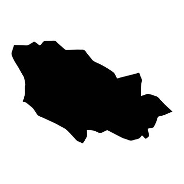 Sudhanoti bölge haritası, Pakistan idari bölümü. Vektör illüstrasyonu.