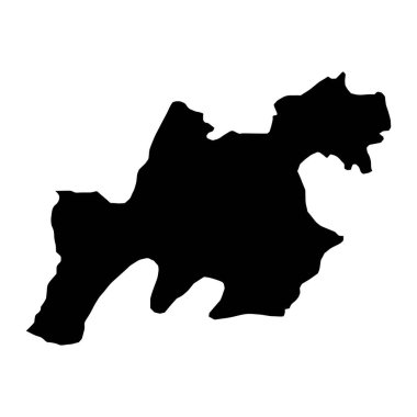 Mastung bölge haritası, Pakistan idari bölümü. Vektör illüstrasyonu.