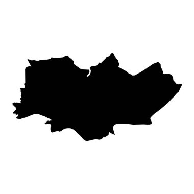 Panjgur bölge haritası, Pakistan idari bölümü. Vektör illüstrasyonu.