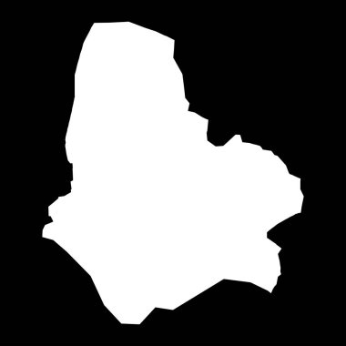 Maradi bölgesi haritası, Nijer ülkesinin idari bölümü. Vektör illüstrasyonu.