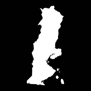 La Union haritası, El Salvador 'un idari bölümü..