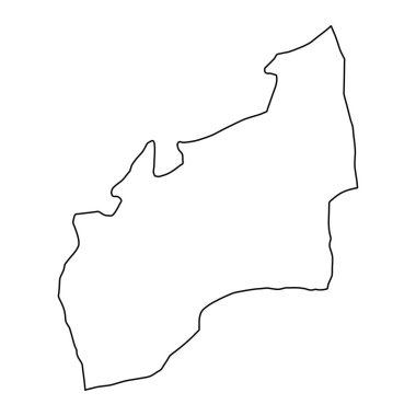 Nasirabad bölge haritası, Pakistan idari bölümü. Vektör illüstrasyonu.