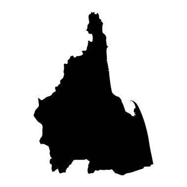 Nakhon Si Thammarat province map, administrative division of Thailand. Vector illustration. clipart