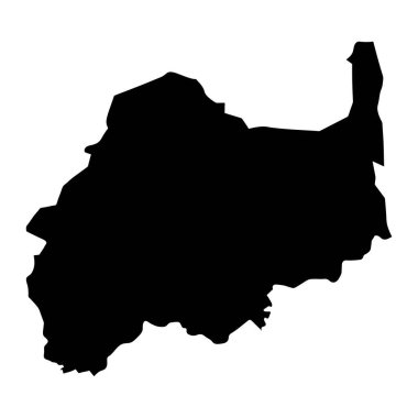 Lopburi eyalet haritası, Tayland idari bölümü. Vektör illüstrasyonu.