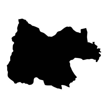 Uthai Thani eyalet haritası, Tayland idari bölümü. Vektör illüstrasyonu.