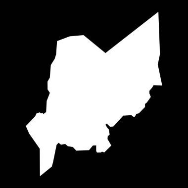 Salah eyalet haritasında, Cezayir idari bölümü.