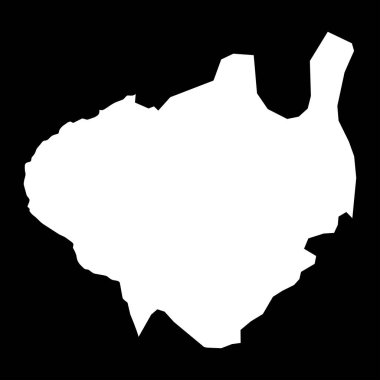 Jalilabad bölge haritası, Azerbaycan idari bölümü.