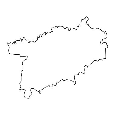 Pakistan bölge haritası, Pakistan idari bölümü. Vektör illüstrasyonu.