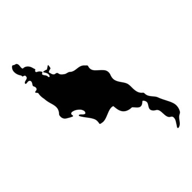 Pallisa bölge haritası, Uganda idari bölümü. Vektör illüstrasyonu.