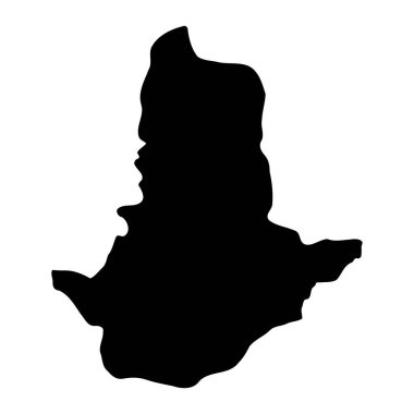 Masindi bölge haritası, Uganda idari bölümü. Vektör illüstrasyonu.