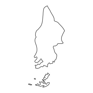 Mukono bölge haritası, Uganda idari bölümü. Vektör illüstrasyonu.