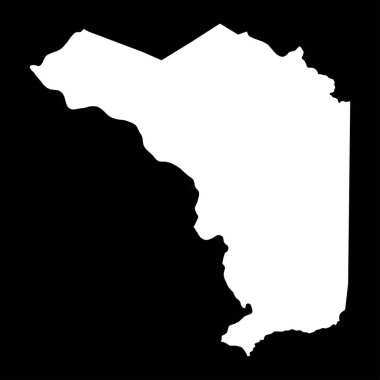 Alajuela eyalet haritası, Kosta Rika idari bölümü. Vektör illüstrasyonu.