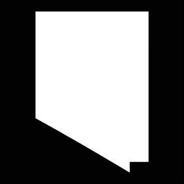 Kufra bölge haritası, Libya idari bölümü. Vektör illüstrasyonu.