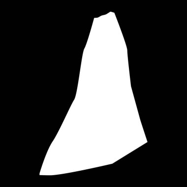 Jafara bölge haritası, Libya idari bölümü. Vektör illüstrasyonu.