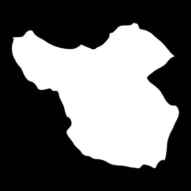 Moka bölge haritası, Mauritius 'un idari bölümü. Vektör illüstrasyonu.