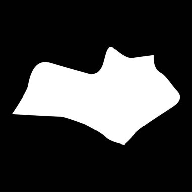 Orkhon eyalet haritası, Moğolistan idari bölümü. Vektör illüstrasyonu.